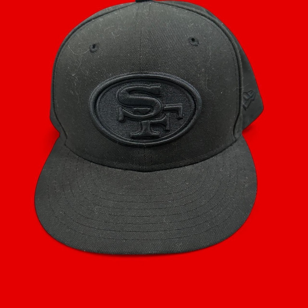 New Era Black 59FIFTY Fitted Hat - NFL Patch